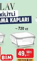 LAV KİLİTLİ SAKLAMA KAPLARI